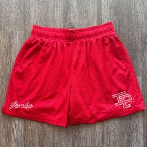 Inaka Power Red Mesh Shorts